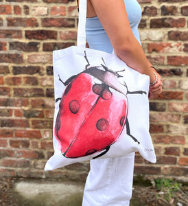 Ladybird Cotton Tote Bag