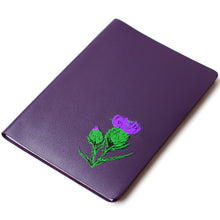 Load image into Gallery viewer, Real Leather Journal - Purple Brae - Large - A5