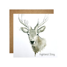 Load image into Gallery viewer, Highland Stag Card