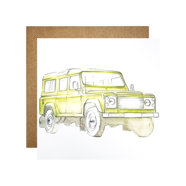 Land Rover Defender Green Card