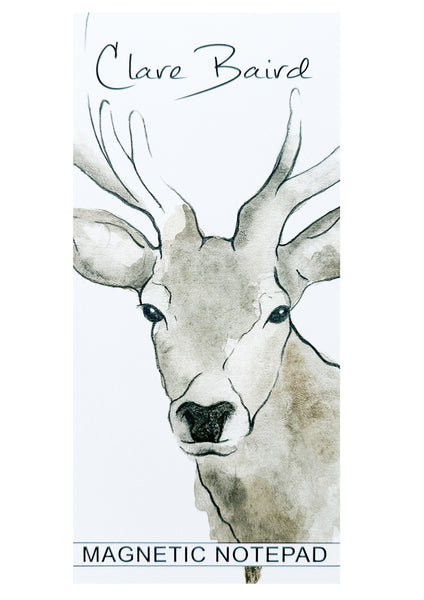 Highland Stag Magnetic Notepad