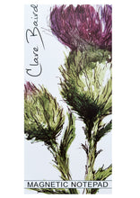 Load image into Gallery viewer, Thistle Flower of Scotland Magnetic Notepad