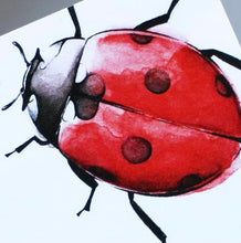 Load image into Gallery viewer, Ladybird Sticky Notes. Sticky labels