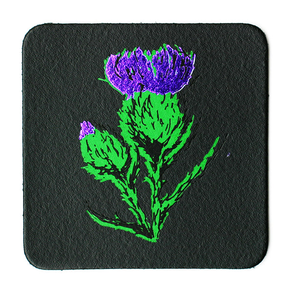 Scottish Leather Coaster | Clare Baird