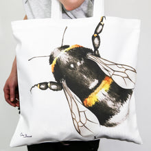 Load image into Gallery viewer, BumbleBee Cotton Tote Bag