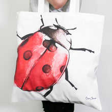 Load image into Gallery viewer, Ladybird Cotton Tote Bag