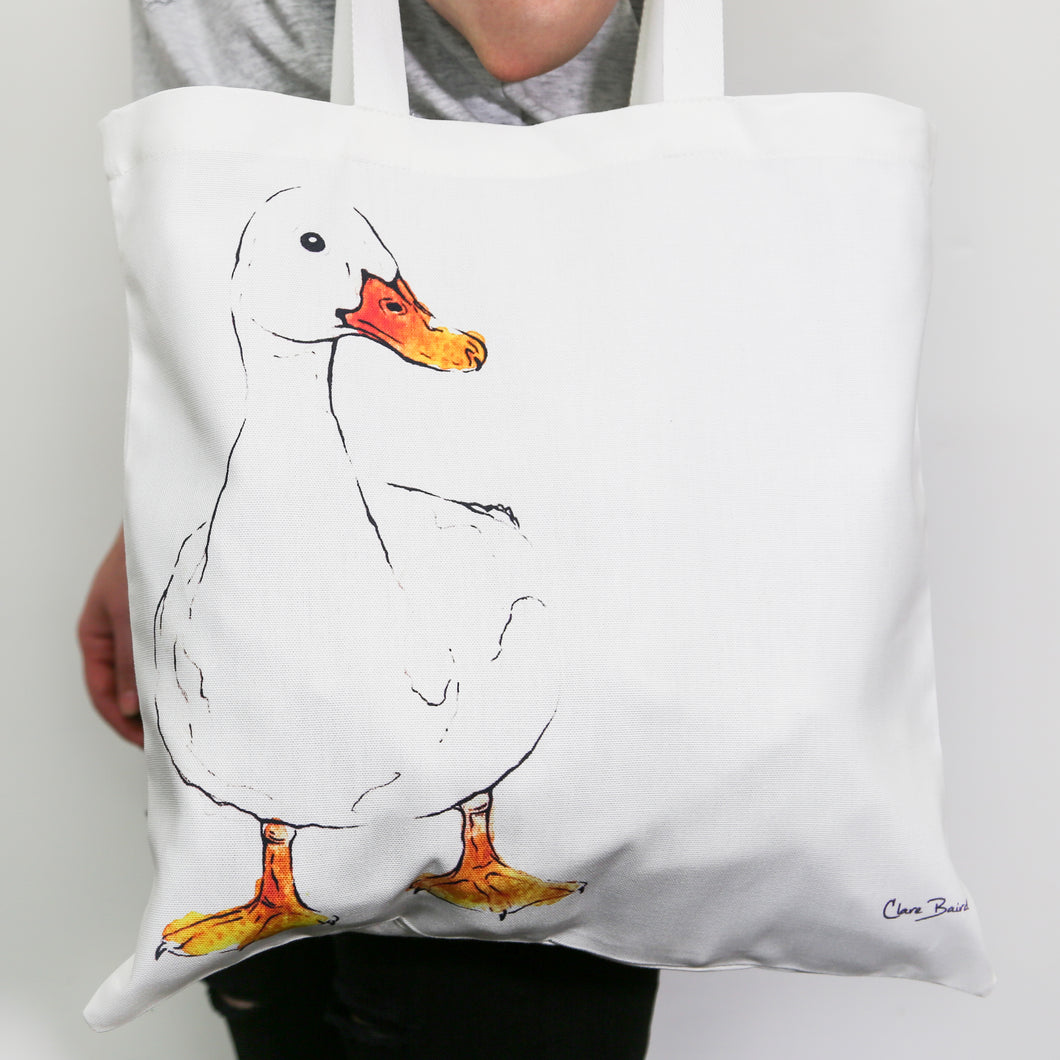 Drake Cotton Tote Bag designed by Clare Baird