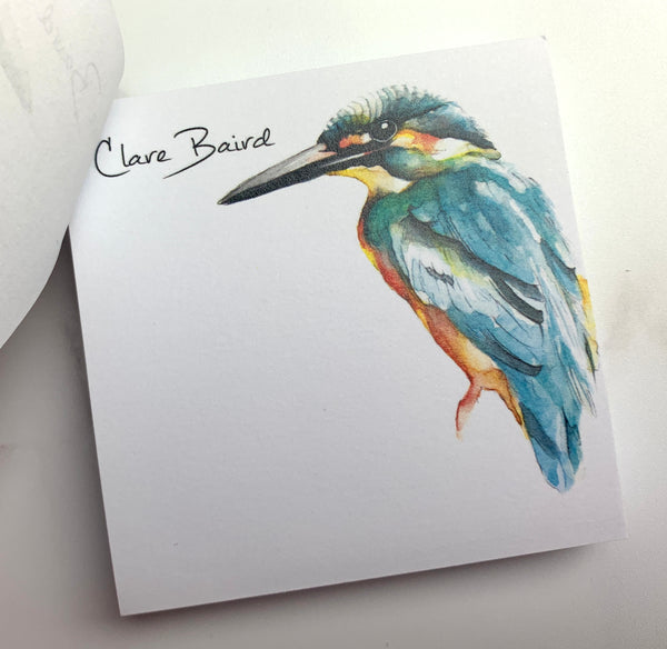 Kingfisher Sticky Notes Pad.  100 sheets