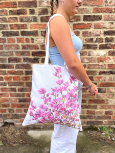 Heather Cotton Tote Bag.