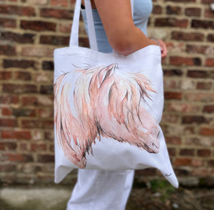 Shetland Pony Cotton Tote Bag