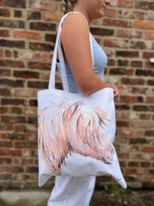 Shetland Pony Cotton Tote Bag