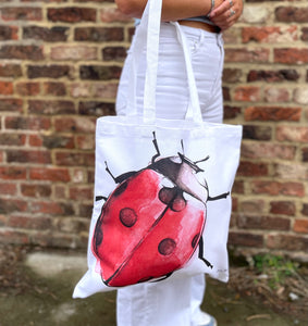 Ladybird Cotton Tote Bag