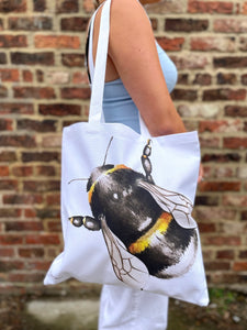 BumbleBee Cotton Tote Bag