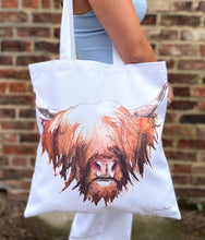 Load image into Gallery viewer, Highland Cow Bag