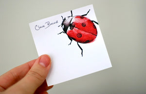 Ladybird Sticky Notes. Sticky labels