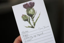 Load image into Gallery viewer, Thistle Flower of Scotland Magnetic Notepad