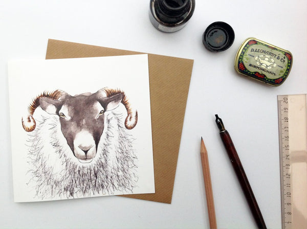 Ewe Greetings Card Farm Animals | Clare Baird