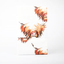 Load image into Gallery viewer, Highland Cow Hairy Coo Cotton Tea Dish Towel | Artist, Clare Baird