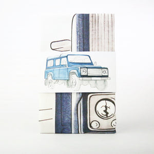 Land Rover Tea Towel - Navy