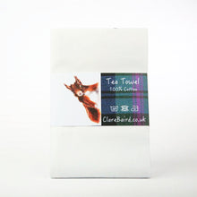 Load image into Gallery viewer, Red Squirrel Tea Towel