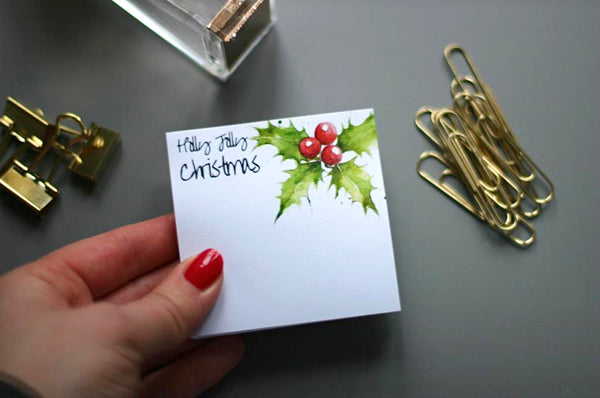 Holly Jolly Christmas Sticky Notes