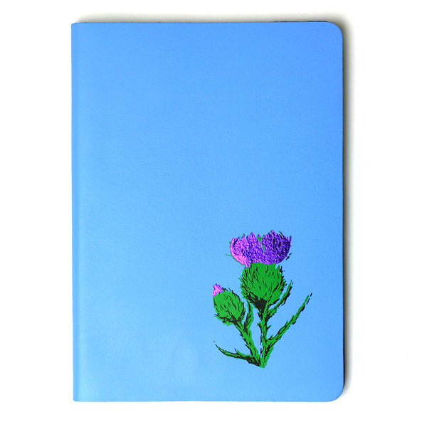 Thistle Leather Journal Skye Blue - Large - A5