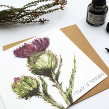 Load image into Gallery viewer, scottish thistle flower presents